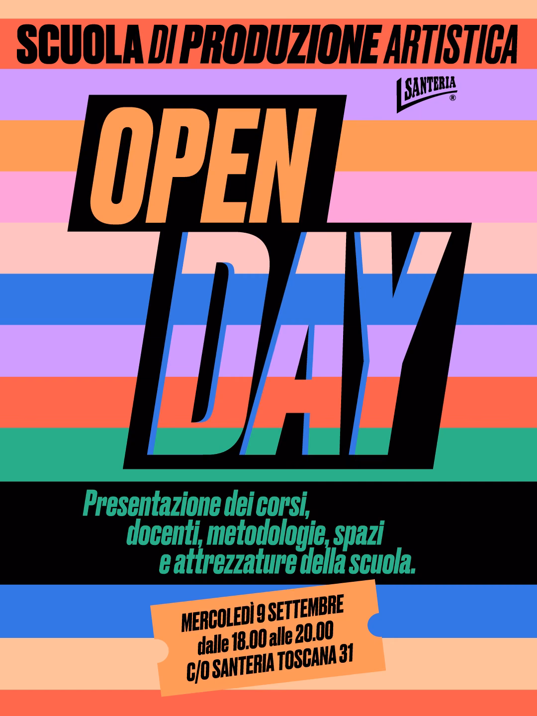 OPEN DAY SCUOLA DI PRODUZIONE ARTISTICA