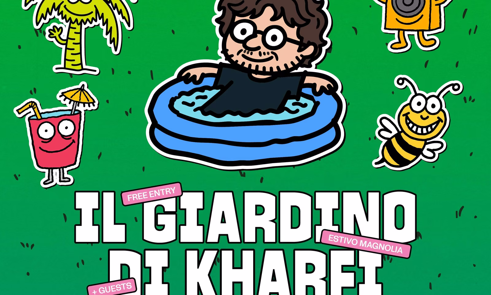 Il Giardino di Kharfi w/ Ale Rossi, Kasoncelly & Momento Euforico | Magnolia Central Park
