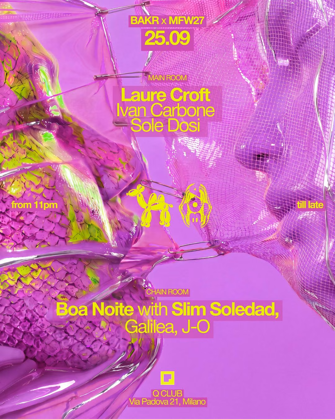 MFW26 dkr x Q Club with Laure Croft and Slim Soledad - powered by BOA