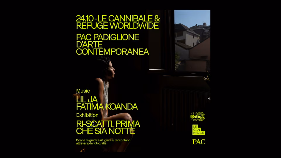 Le Cannibale & Refuge Worldwide al Padiglione d'Arte Contemporanea