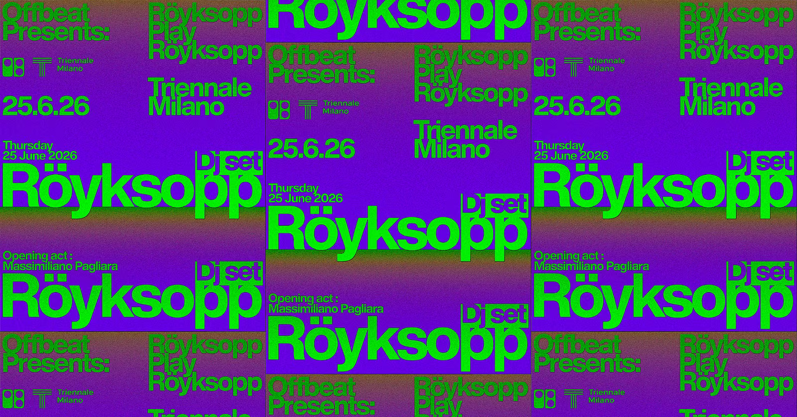 Röyksopp play Röyksopp