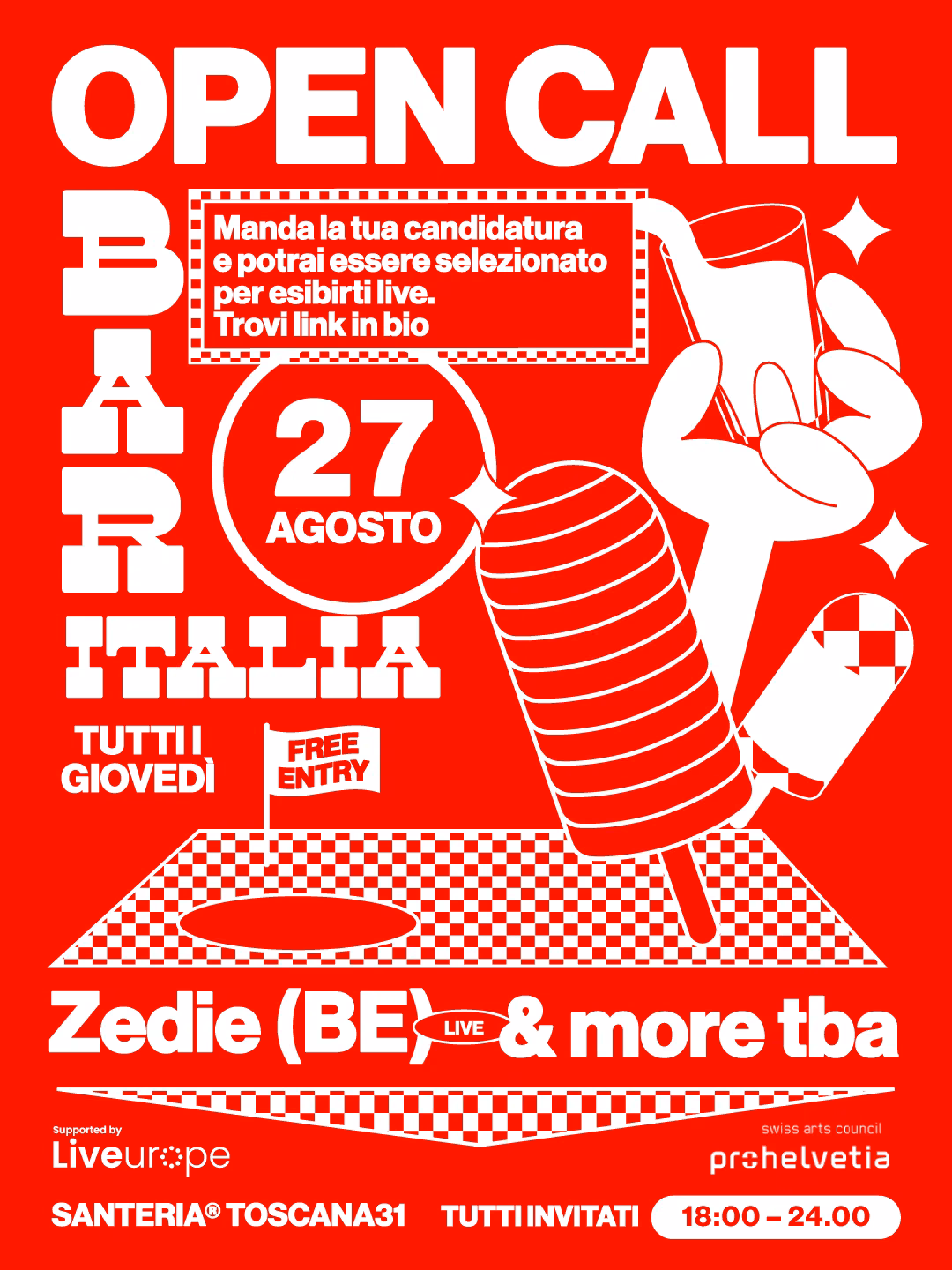 BAR ITALIA | OPEN CALL
