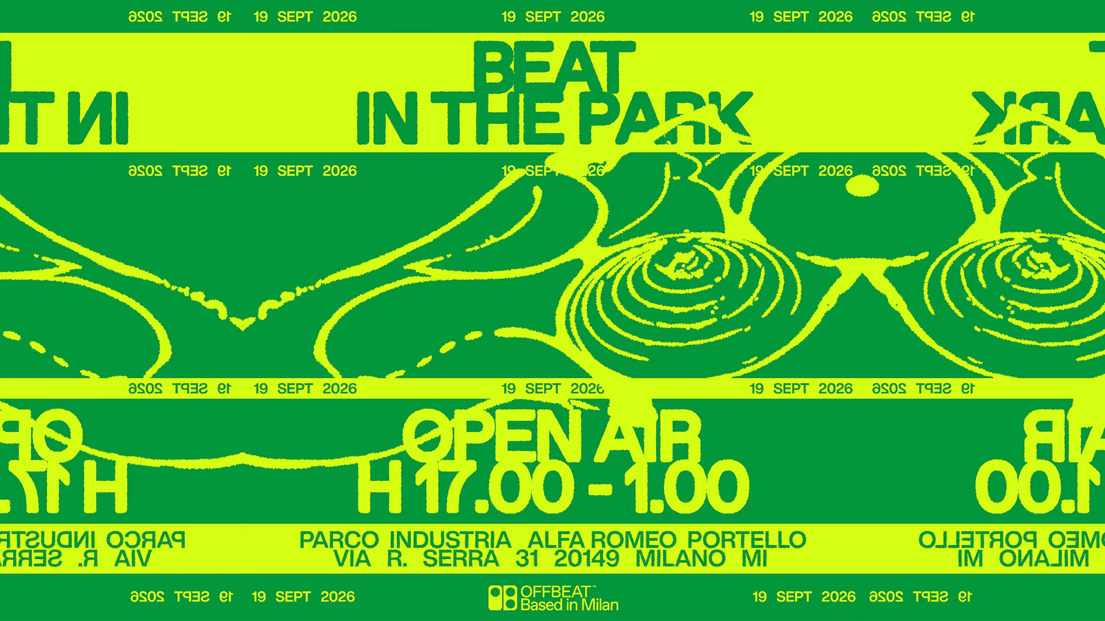 Beat in the Park - Free Open-Air + with International Guest TBA