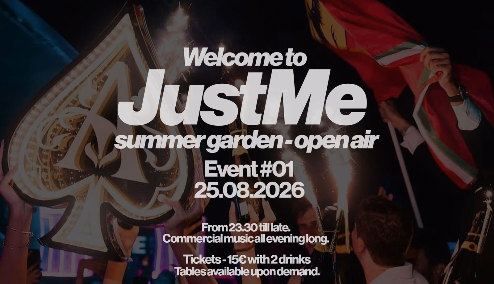 Welcome to Justme Summer Garden-Open Air