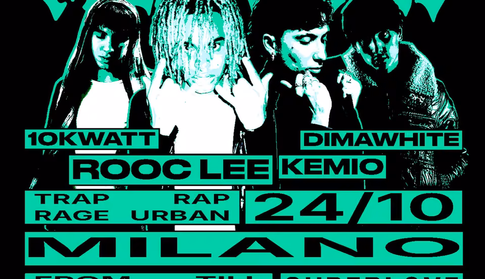 MILLY ROOKIES : Live by ROOC LEE + 10KWATT + KEMIO + DIMAWHITE @ MILLY ROCK MILANO