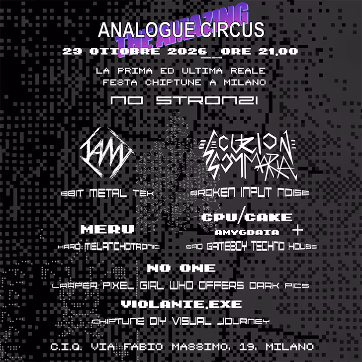 The Amazing Analogue Circus