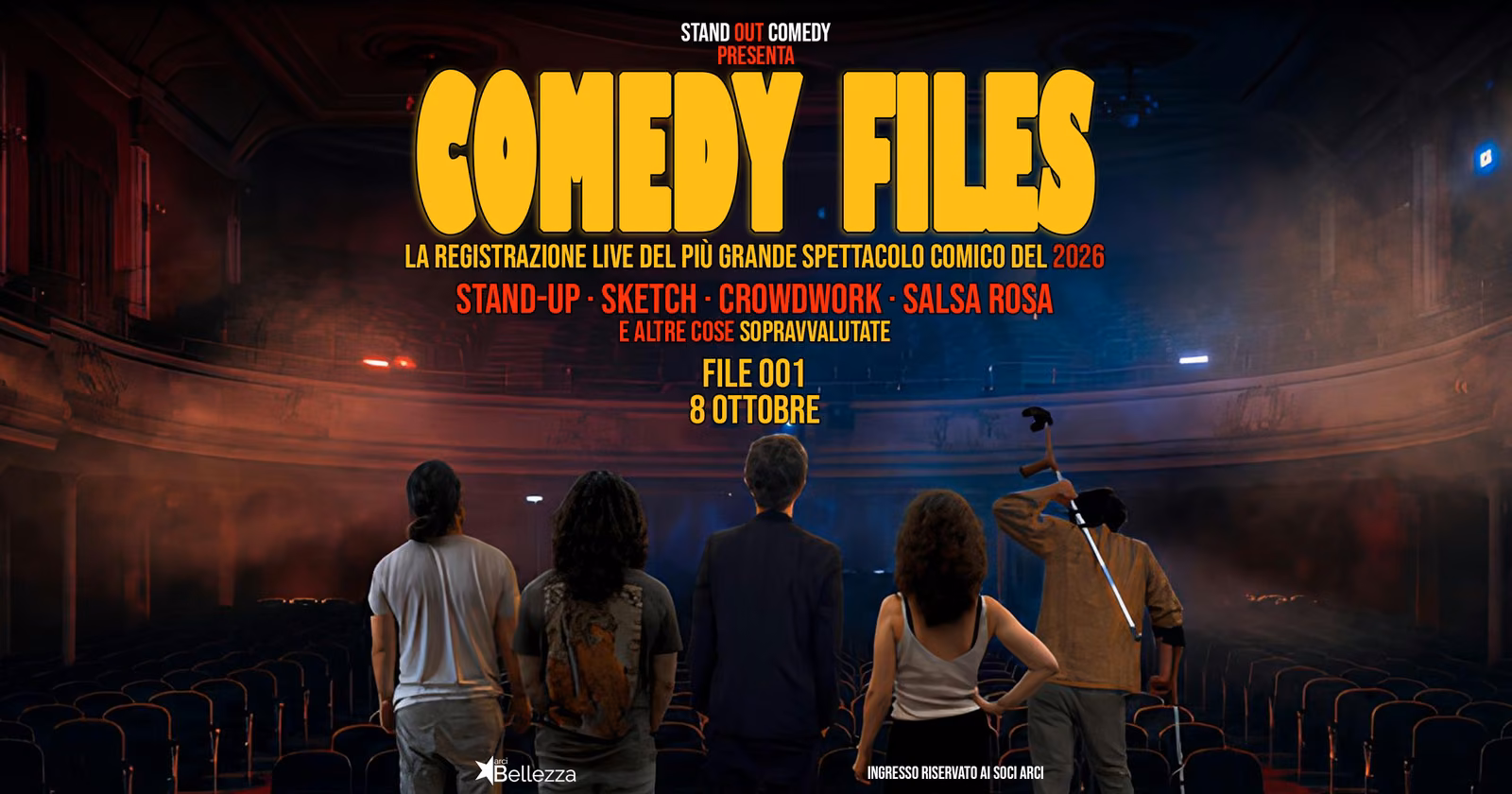 COMEDY FILES #001: STAND-UP, SKETCH, CROWDWORK