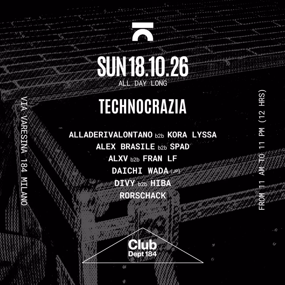 Technocrazia Season Opening - 12H All Day Long