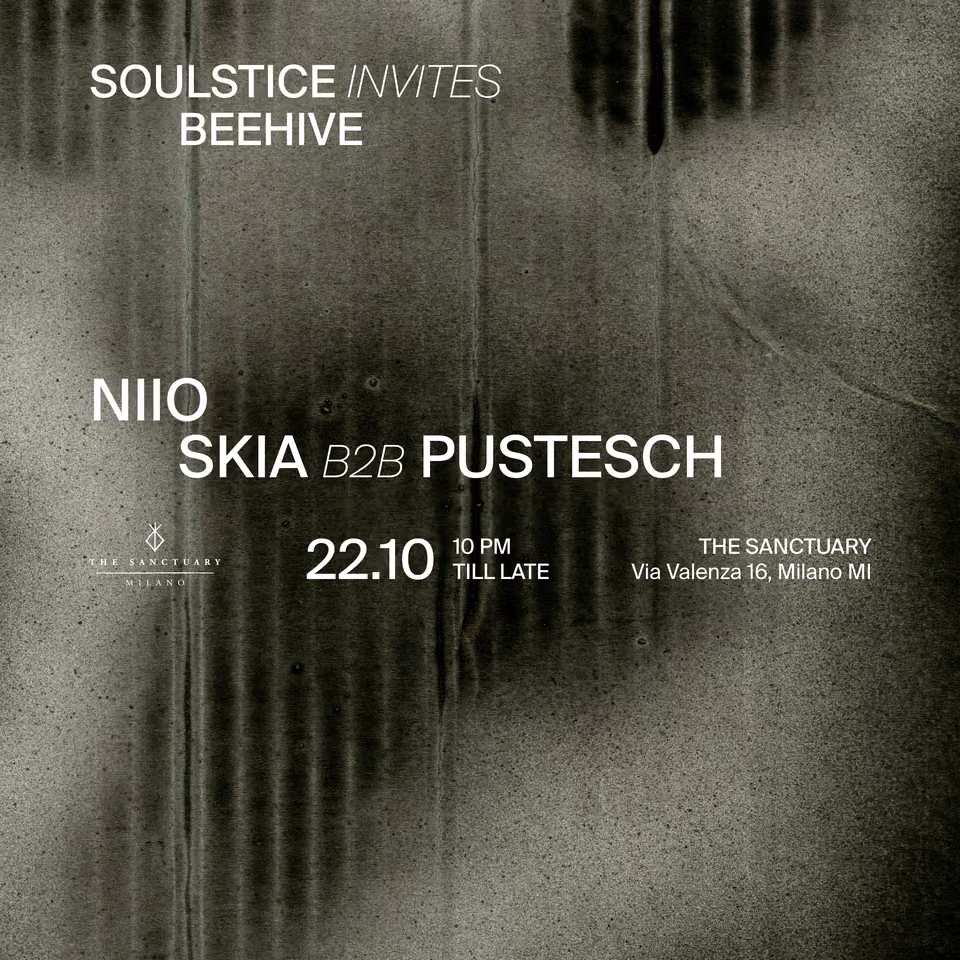 Soulstice at the Sanctuary Milan - w/Beehive