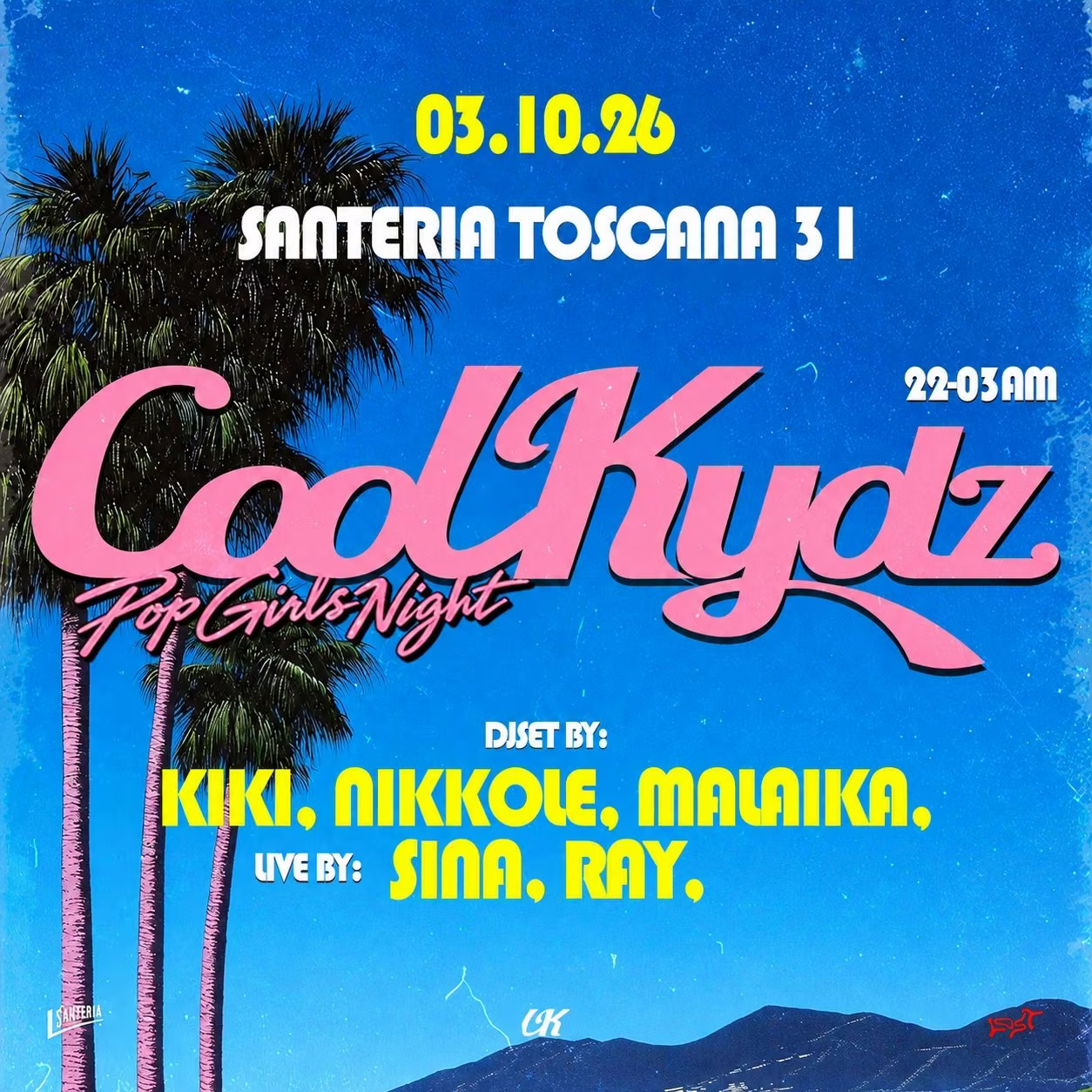COOLKYDZ - Pop girls Night
