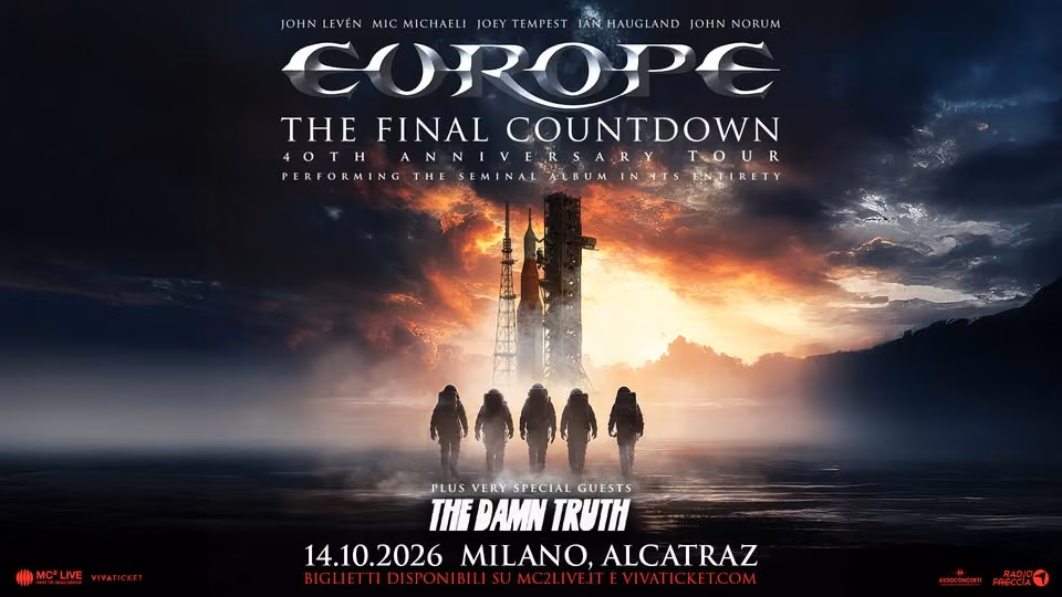 EUROPE – THE FINAL COUNTDOWN 40TH ANNIVERSARY TOUR
