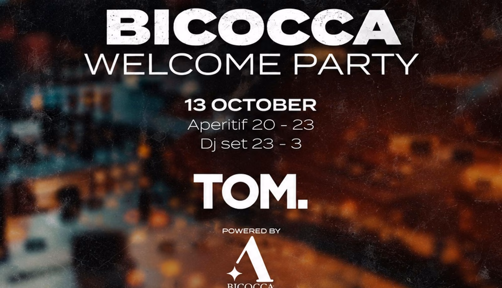 Bicocca Welcome Party