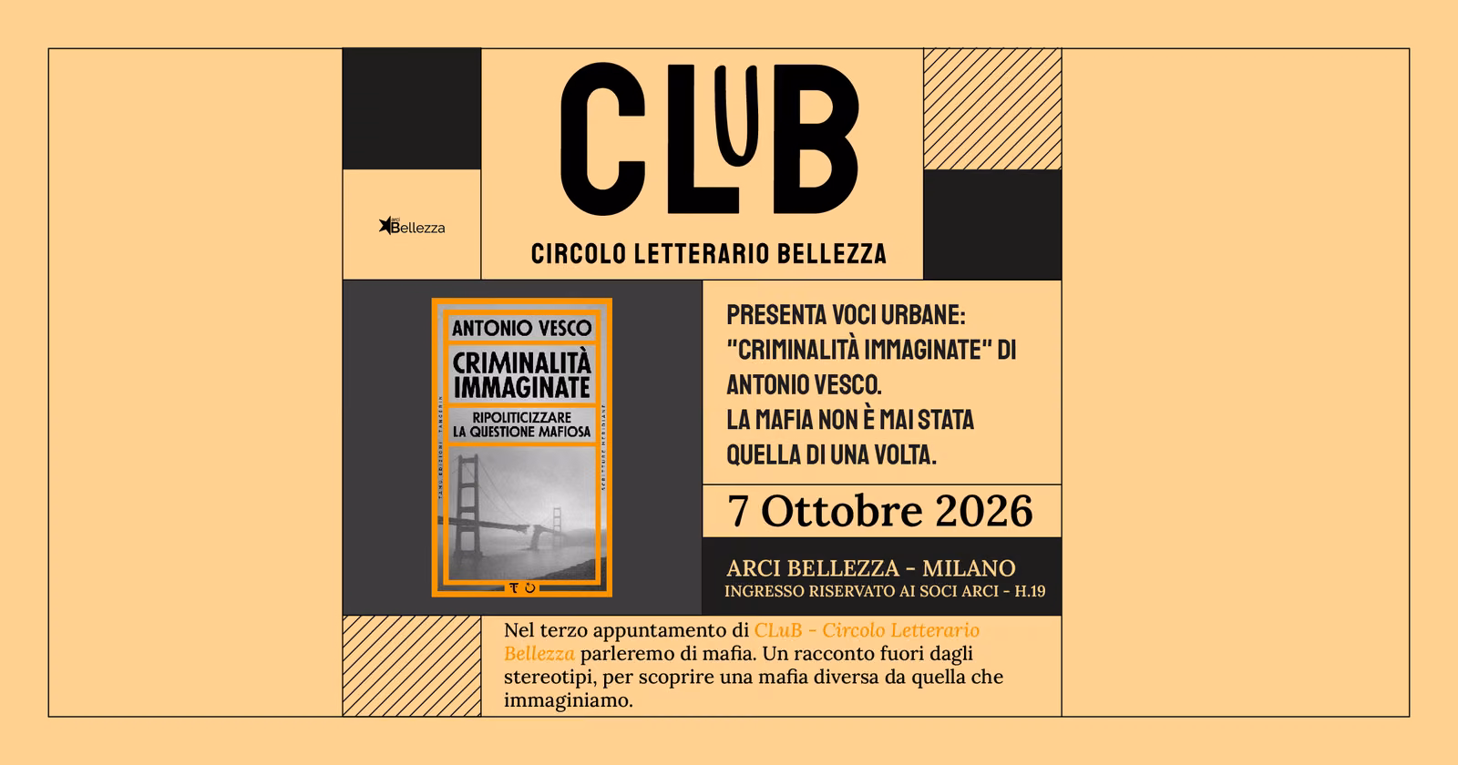 CLuB – CIRCOLO LETTERARIO BELLEZZA #3