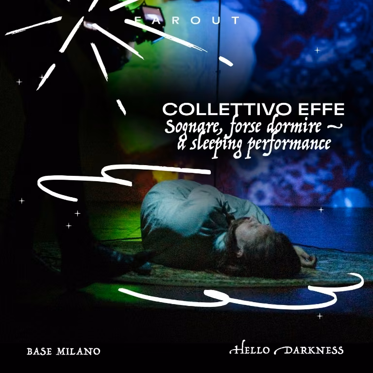 Sognare, forse dormire — a sleeping Performance